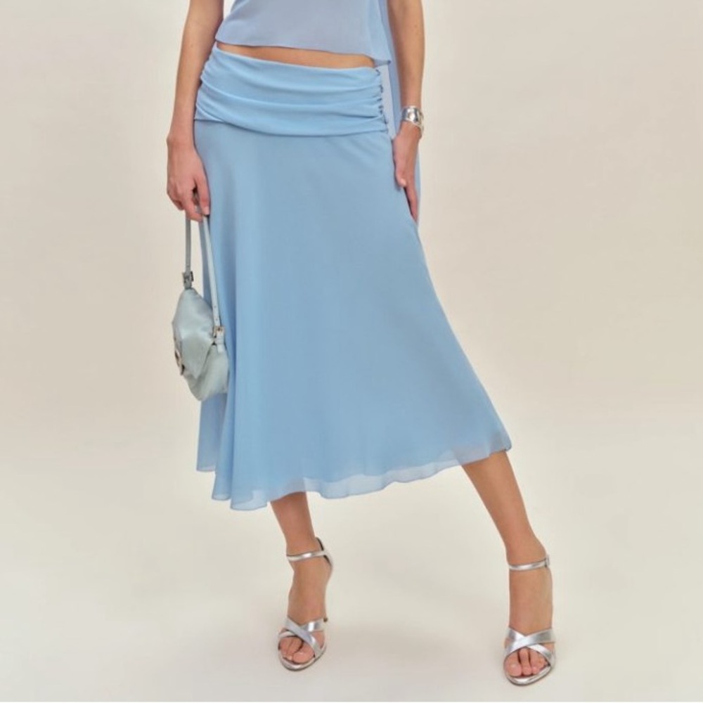 Devon Lee Carlson x Reformation Olivia Low Waist Skirt
